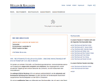 Tablet Screenshot of anwaltskanzlei-frankfurt.com